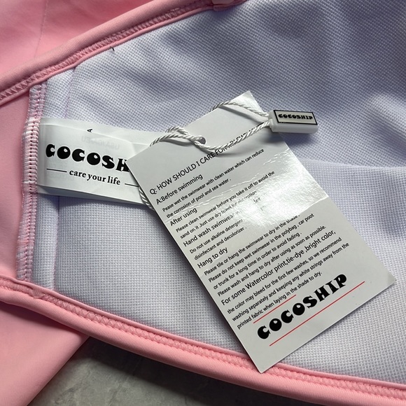 COCOSHIP Swim top NWT SIZE 6 Pink - Picture 6 of 9